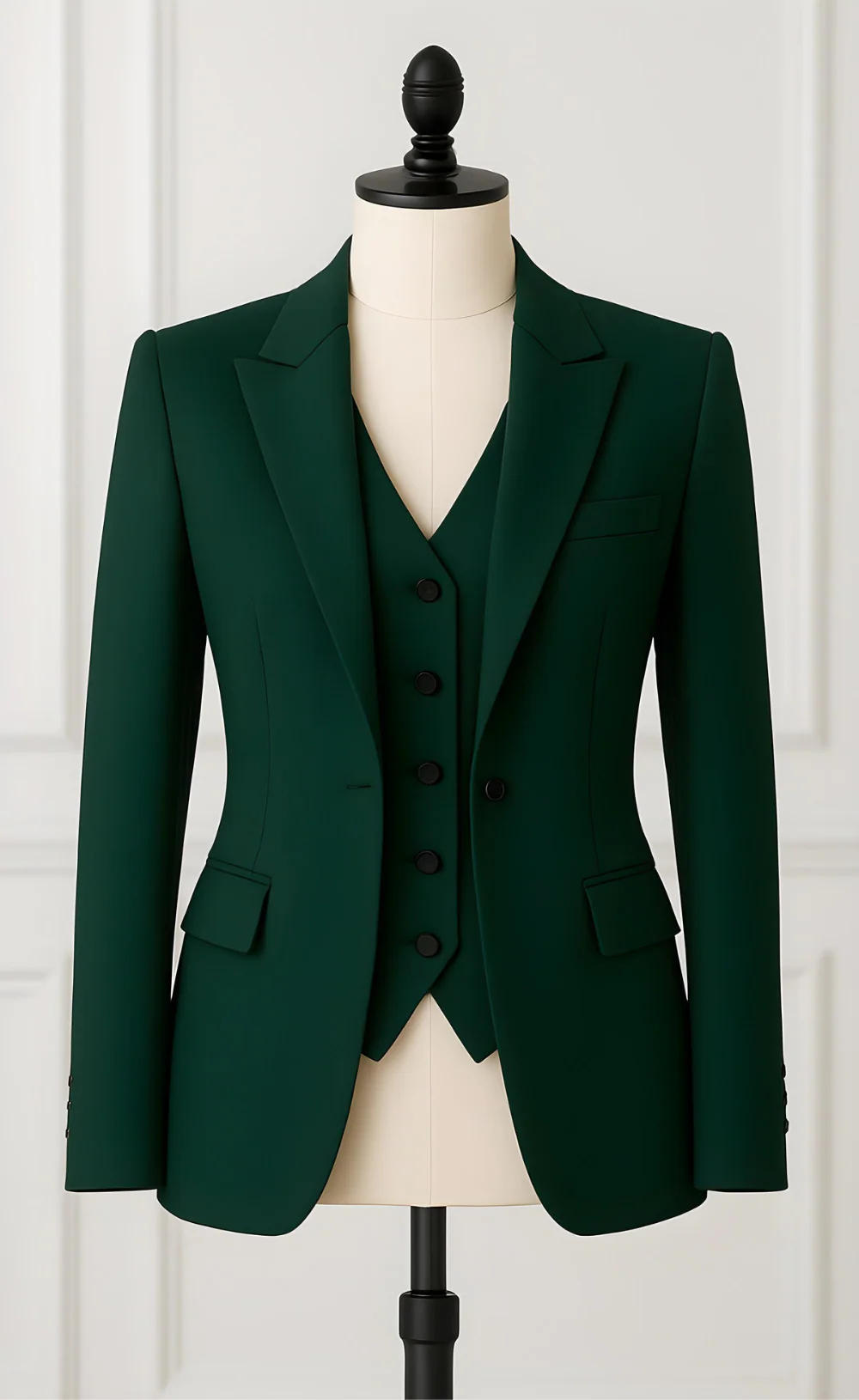 Emerald Green Three-Piece Suit - Image 6